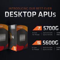 Ryzen 7 5700G & Ryzen 5 5600G APUs vorgestellt