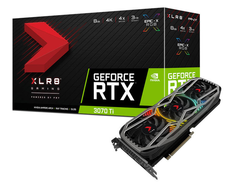 PNY XLR8 GeForce RTX 3080 Ti und GeForce RTX 3070 Ti PNY XLR8 GeForce RTX 3080 Ti und GeForce RTX 3070 Ti