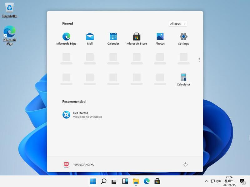 Windows 11 Pro Vorschau 