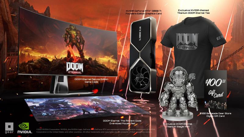 GeForce RTX 3080 Ti Founders Edition Doom Eternal Bundle limitiert GeForce RTX 3080 Ti Founders Edition Doom Eternal Bundle limitiert