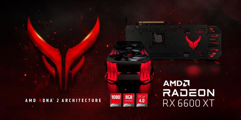 PowerColor Radeon RX 6600 XT Foto PowerColor Radeon RX 6600 XT Foto