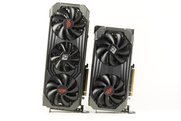PowerColor Radeon RX 6600 XT Red Devil Größenvergleich RX 6700 XT 2