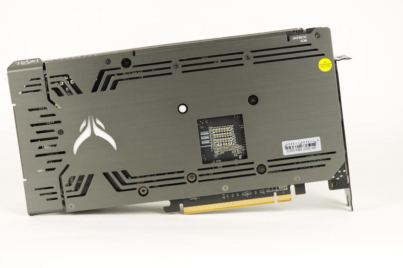 PowerColor Radeon RX 6600 XT Red Devil Rückseite PowerColor Radeon RX 6600 XT Red Devil Rückseite