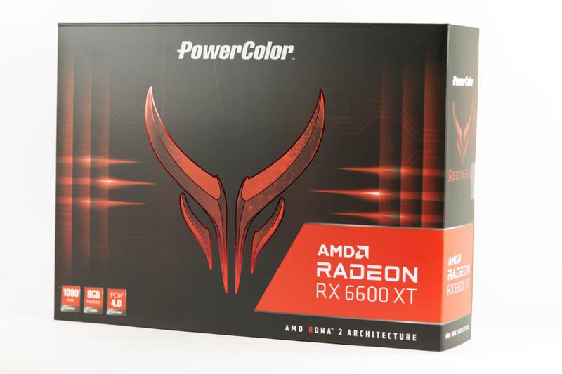 PowerColor Radeon RX 6600 XT Red Devil Verpackung PowerColor Radeon RX 6600 XT Red Devil Verpackung