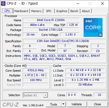Intel Core i5-12600K Benchmarks: Flaggschiff-Leistung in Aussicht
