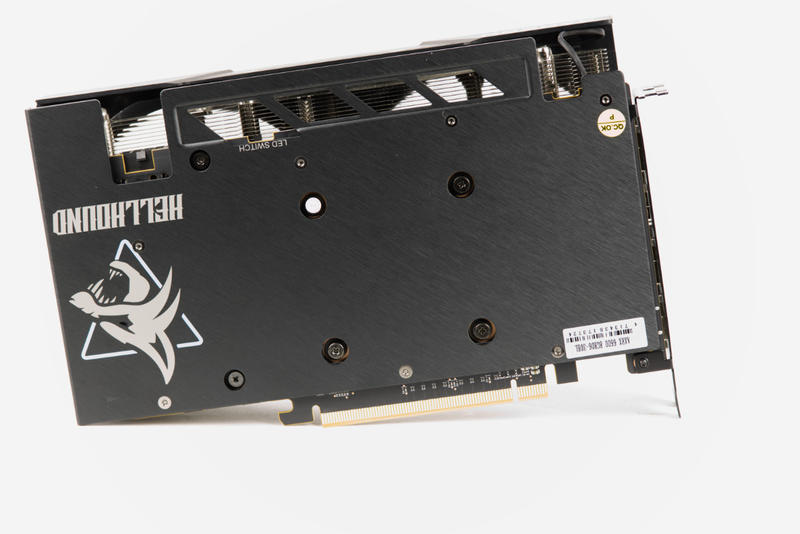PowerColor Radeon RX 6600 Hellhound Rückseite PowerColor Radeon RX 6600 Hellhound Rückseite