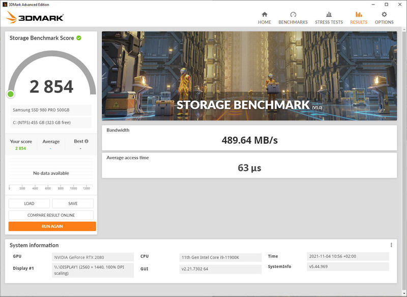 3DMark SSD Storage Benchmark 3DMark SSD Storage Benchmark