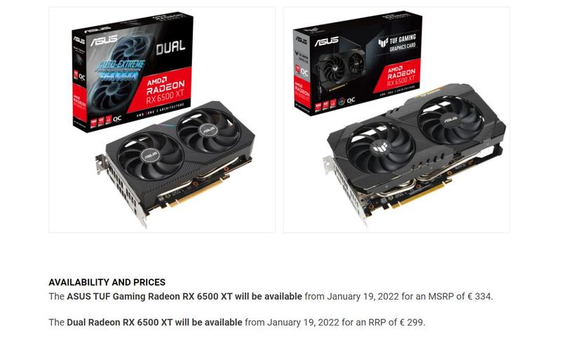 Radeon RX 6500 XT Preis