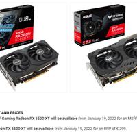 Radeon RX 6500 XT Preis: Asus gibt sene UVP bekannt
