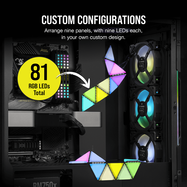 Corsair iCUE LC100 RGB-Kit Corsair iCUE LC100 RGB-Kit