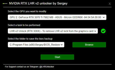 RTX LHR umgehen: NVIDIA RTX LHR BIOS v2 Unlocker bricht den LHR Mechanismus?