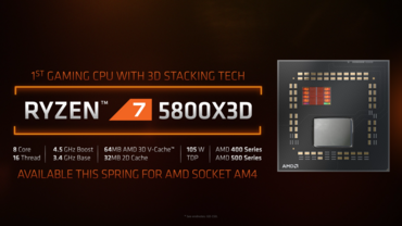 AMD Ryzen 7 5800X3D Benchmark: Ca. 9% schneller als Ryzen 7 5800X