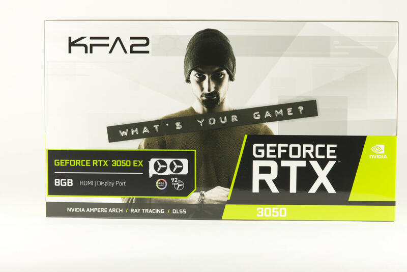 KFA2 GeForce RTX 3050 EX Verpackung KFA2 GeForce RTX 3050 EX Verpackung