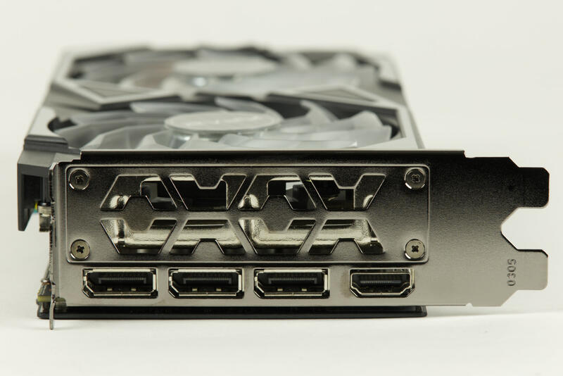 KFA2 GeForce RTX 3050 EX Anschlüsse KFA2 GeForce RTX 3050 EX Anschlüsse