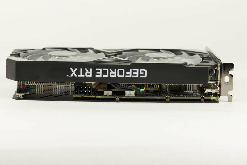 KFA2 GeForce RTX 3050 EX Draufsicht KFA2 GeForce RTX 3050 EX Draufsicht