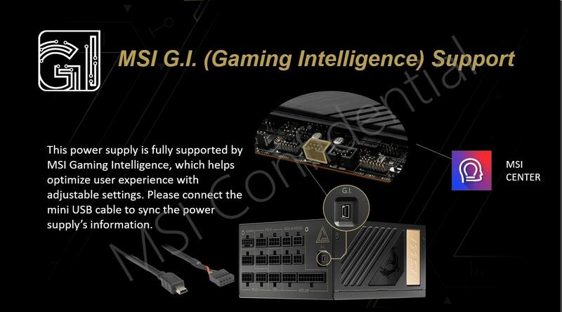 MSI MEG Ai1300P und Ai1000P - MSI G.I.