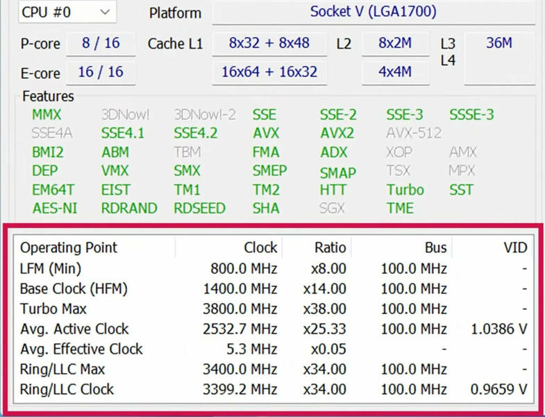 Intel Core i9-13900 Raptor Lake Taktung Intel Core i9-13900 Raptor Lake Taktung
