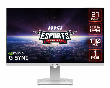 MSI G274QRFW Esports 27-Zoll Monitor in Weiß erschienen