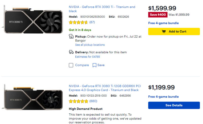 Geforce RTX 3000 Serie Preissenkung