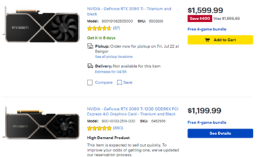 Geforce RTX 3000 Serie Preissenkung