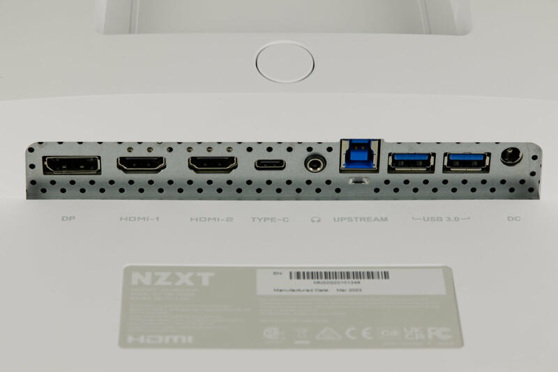 NZXT CANVAS 32Q CURVED Anschlüsse NZXT CANVAS 32Q CURVED Anschlüsse