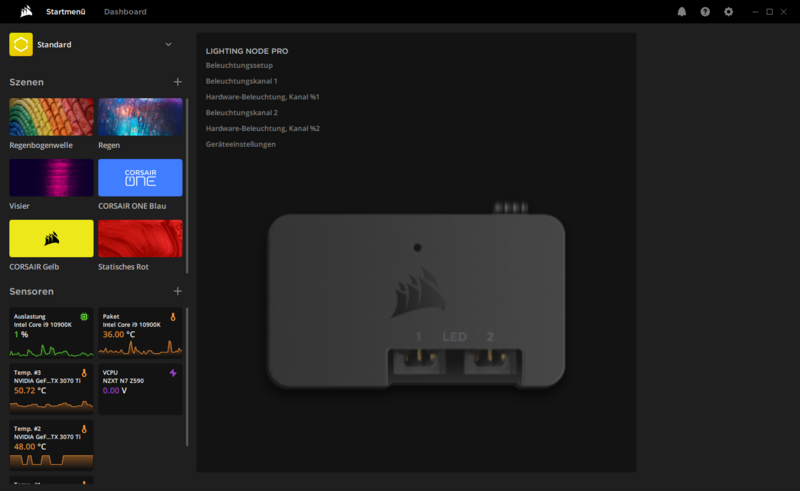 Corsair iCue LC100 Software