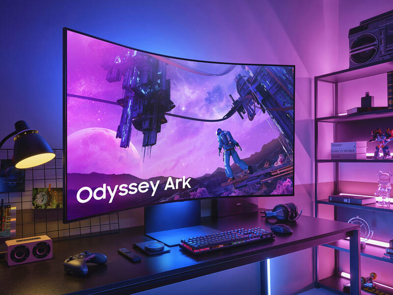 Samsung Odyssey Ark: 55" 1000R Curved Monitor für Gamer