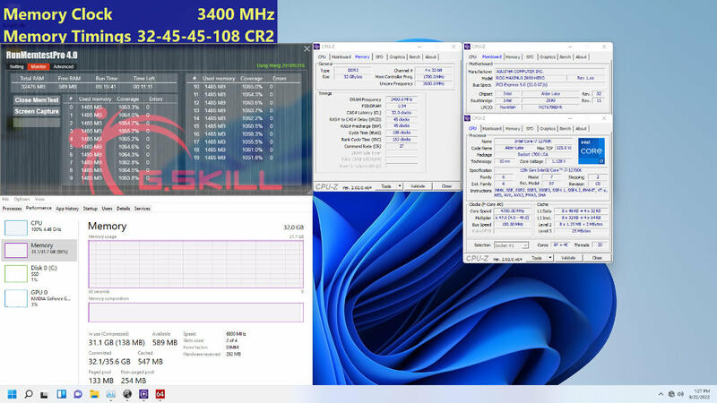 G.SKILL DDR5-6800 CL32 2x16GB und DDR5-6400 G.SKILL DDR5-6800 CL32 2x16GB und DDR5-6400