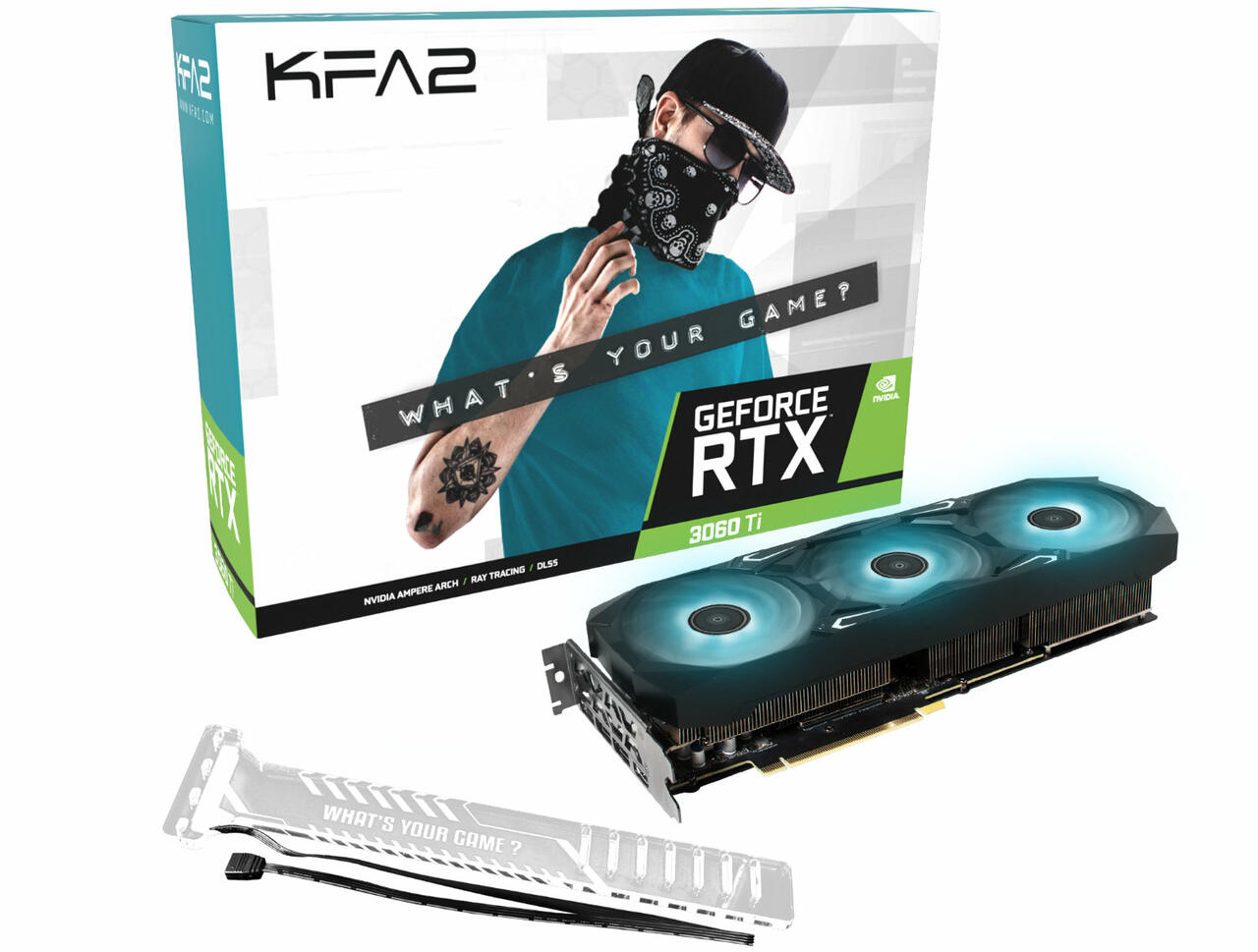KFA2 GeForce RTX 3060 TI PLUS SG PLUS  Bild © KFA2