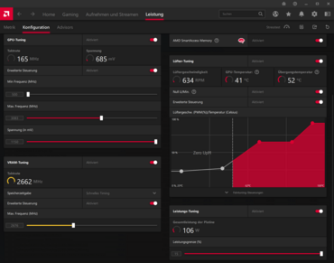 PowerColor Radeon RX 7900 XTX RedDevil - OC/Übertaktung