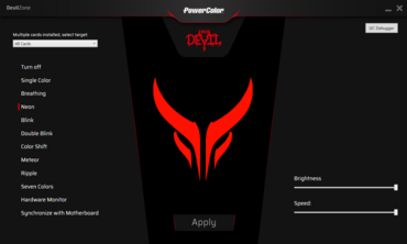 PowerColor Radeon RX 7900 XTX RedDevil RGB Software