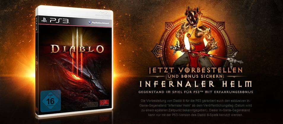 Diablo 3 PlayStation 3 Vorbestellung  Bild © Blizzard