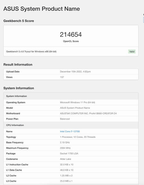 GeForce RTX 4070 Ti Geekbench Benchmark GeForce RTX 4070 Ti Geekbench Benchmark