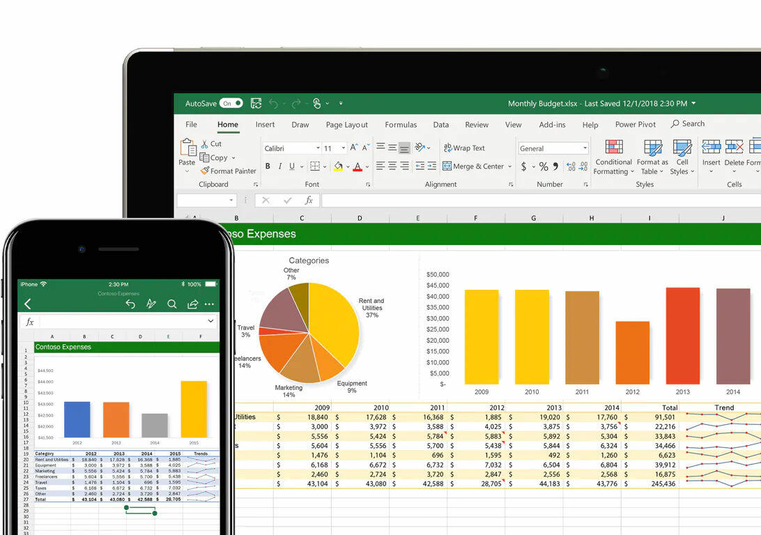 Kaufmännische Softwarelösungen für Kleinunternehmen  Bild © Microsoft