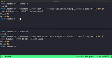 Ruby 3.2 bringt WebAssembly-Unterstützung und YJIT in Produktionsqualität