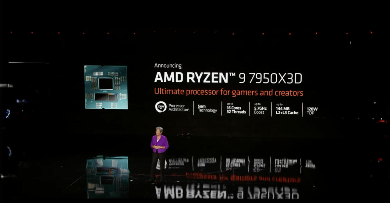 Ryzen 9 7950X3D  Bild © AMD