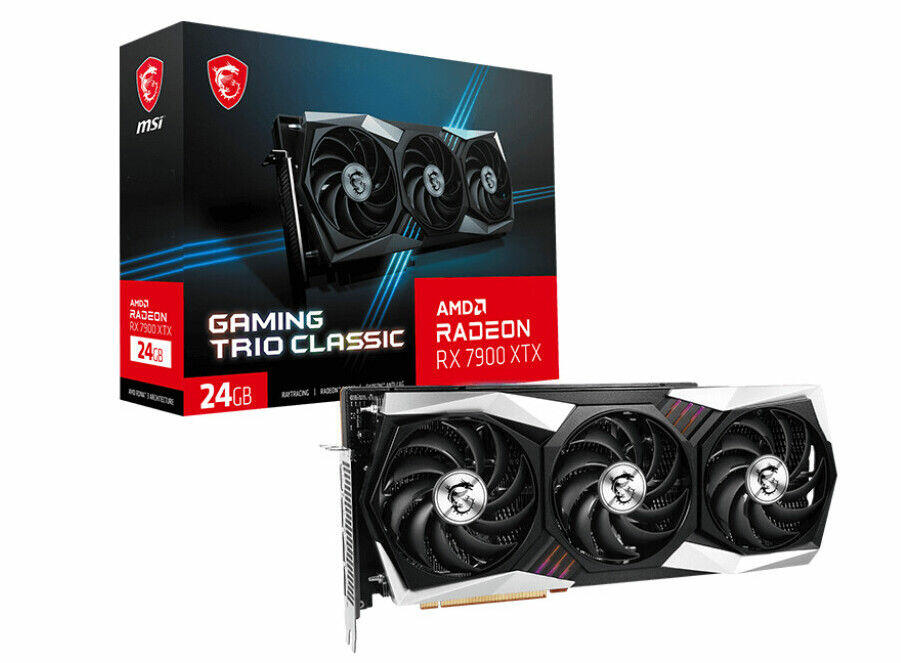 MSI Radeon RX 7900 XTX GAMING TRIO CLASSIC in Deutschland gelistet  Bild © MSI