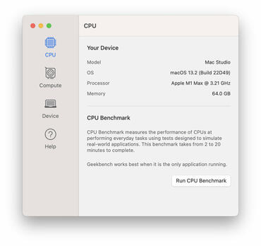 Geekbench 6 Download - Mac