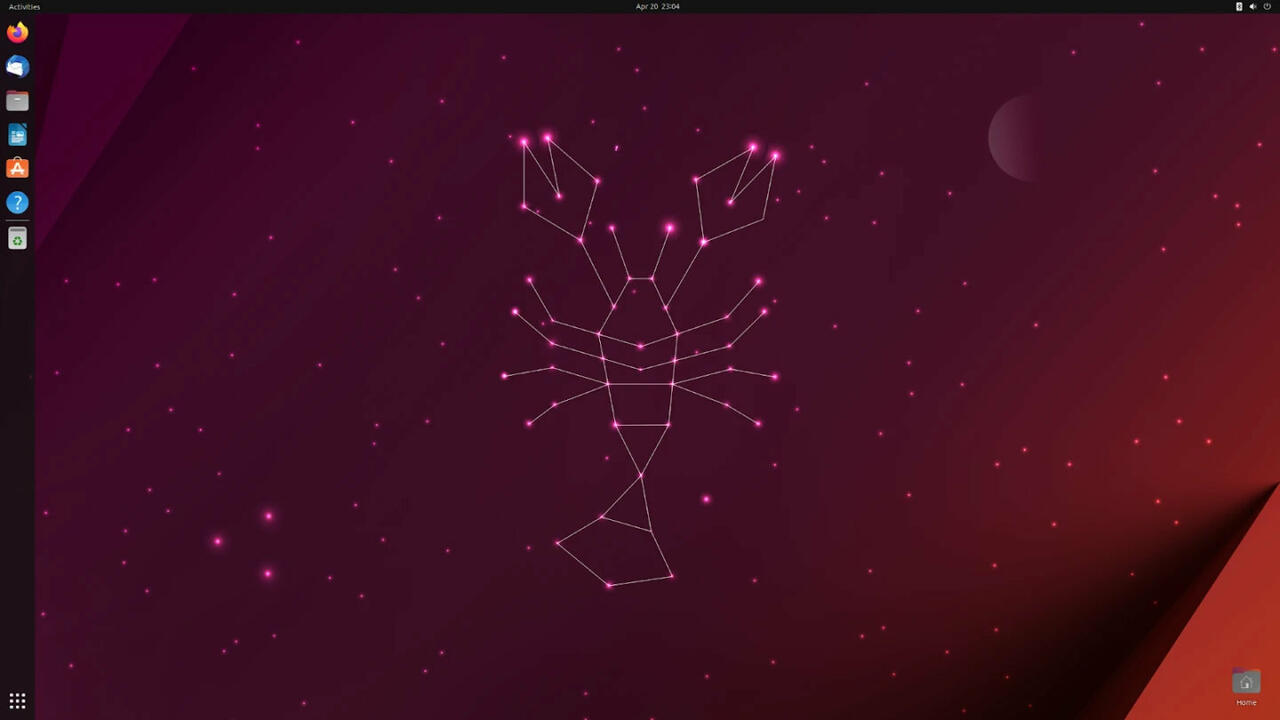 Ubuntu 23.04 Lunar Lobster:  Bild © Canonical