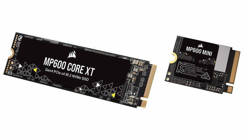 Corsair MP600 MINI und MP600 CORE XT Corsair MP600 MINI und MP600 CORE XT