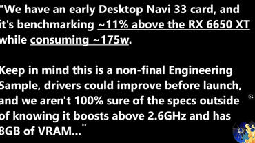 Radeon RX 7600 Leistungsdaten