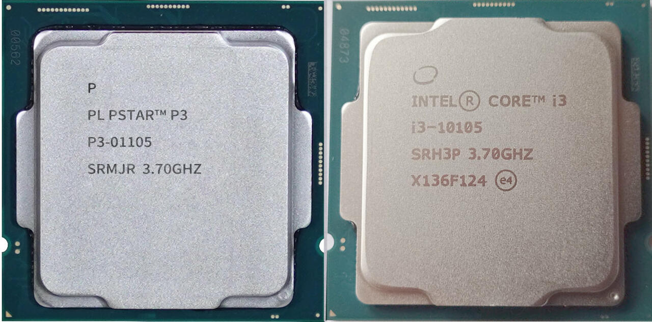 PowerStar P3 vs Intel Core-i3  Bild © PowerStar