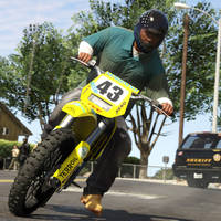 GTA V Motocross Motorrad (Flucht)