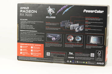 PowerColor Radeon RX 7600 Hellhound Verpackung 2