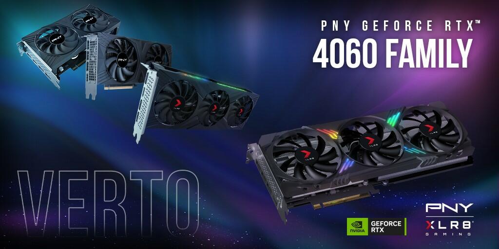 PNY zeigt eigene GeForce RTX 4060 und RTX 4060 Modelle  Bild © PNY