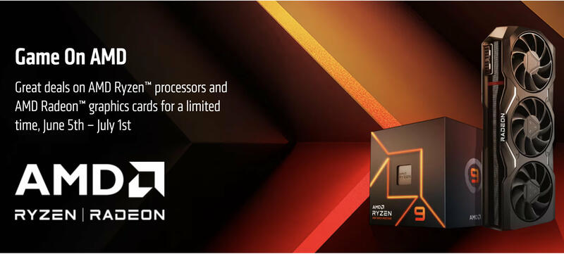 AMD "GAME ON AMD"- AMD "GAME ON AMD"-
