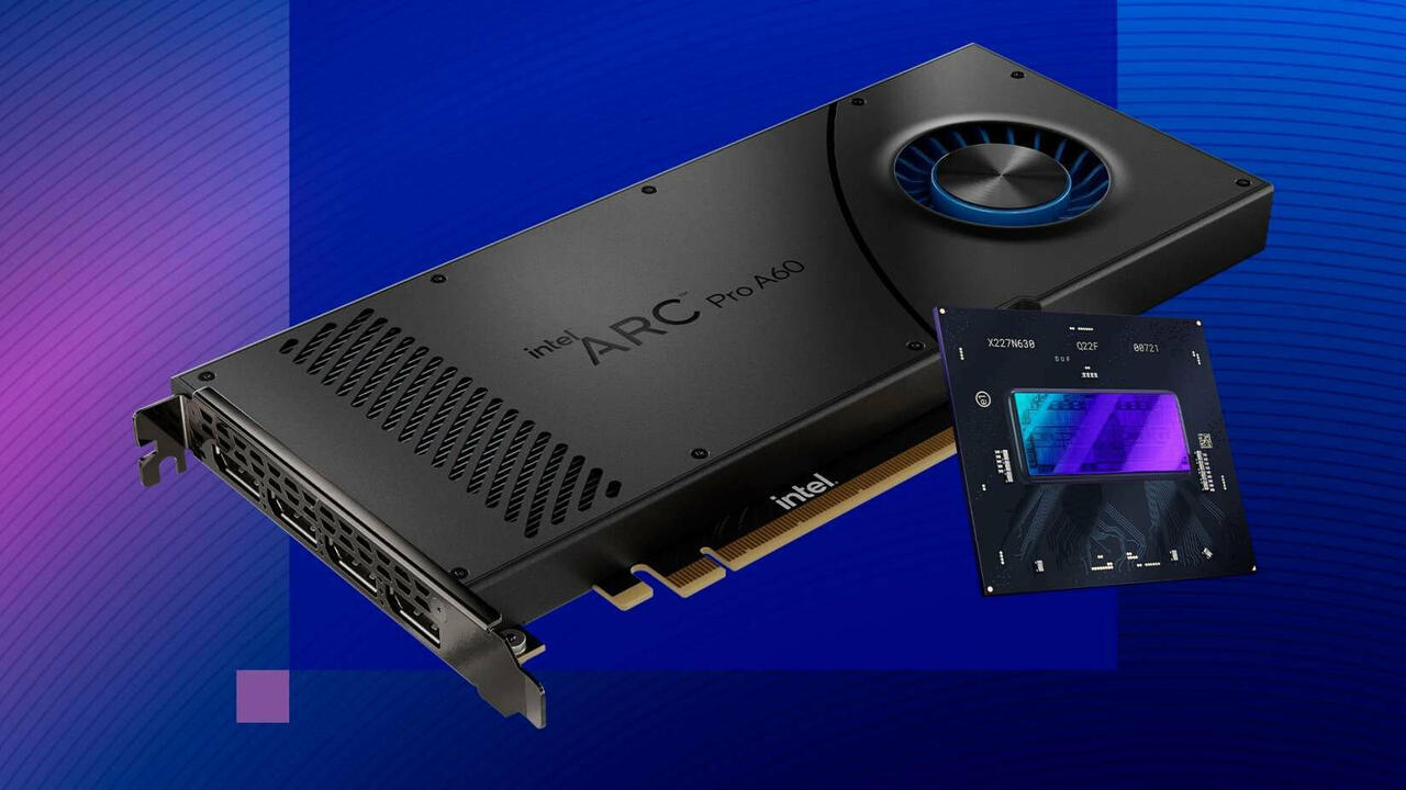 Intel Arc Pro A60 und Arc Pro A60M Grafikkarten  Bild © Intel