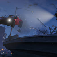 GTA V Auto springt in Abhang