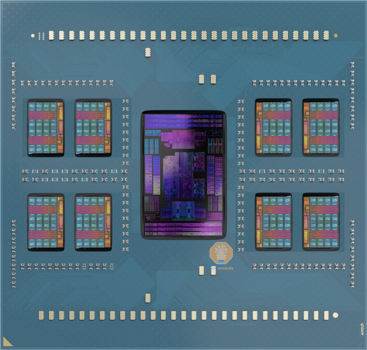 AMD EPYC Bergamo  Bild © Semianalysis