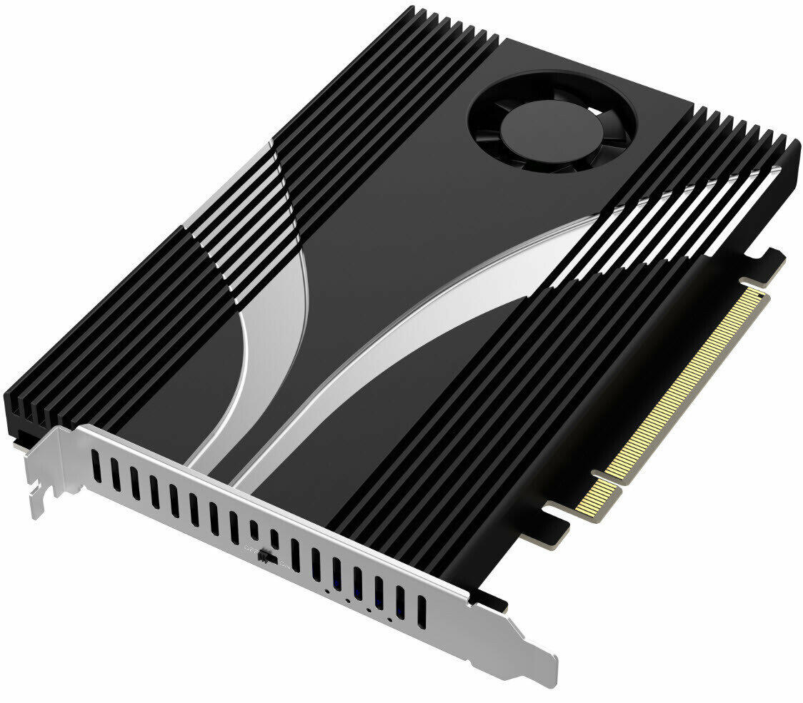 Sabrent Quad NVMe SSD to PCIe 4.0 x16 Erweiterungskarte  Bild © Sabrent